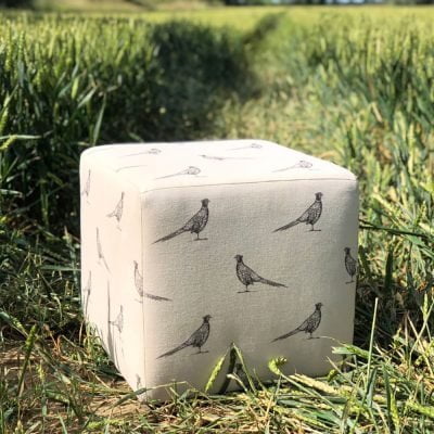 Kielder-Cube-Footstool-Pheasant-Linen