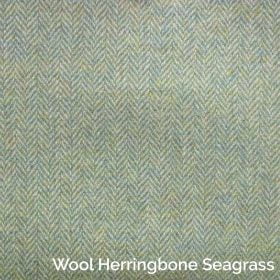 Wool Herringbone Seagrass