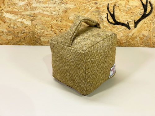 Harris Tweed Door Stop - Harris Tweed Herringbone Winter Wheat