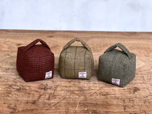 Alternative view of Harris Tweed Door Stop