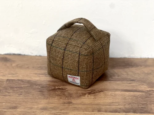 Harris Tweed Door Stop - Harris Tweed Huntsman Winter Wheat