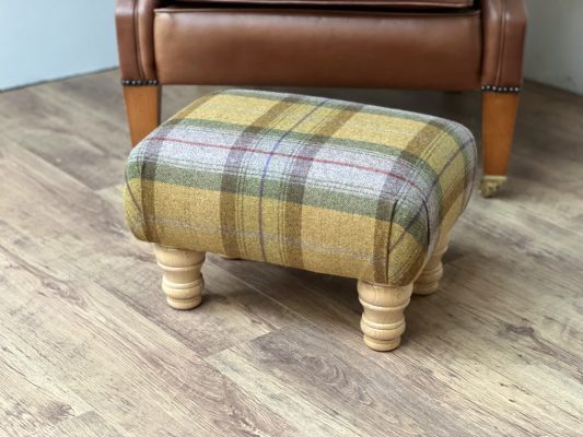 Sherwood Small Wool Plaid Autumn Gold