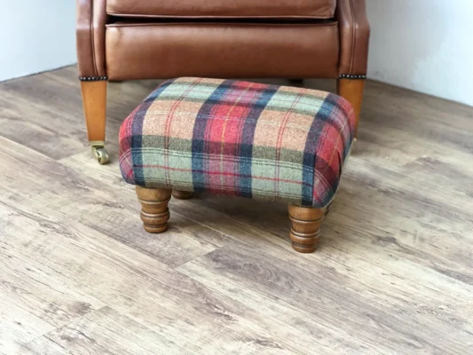 Sherwood Small Wool Plaid Orchard Fruits 2