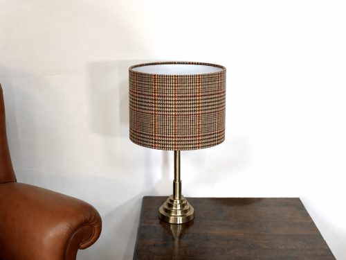 Harris Tweed Lampshade 10 Lampshade Harris Tweed Dogtooth Bronze L006D30cm 1